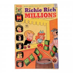 Richie Rich Millions #63 Direct Edition Cover (1972-1982) Harvey Comics
