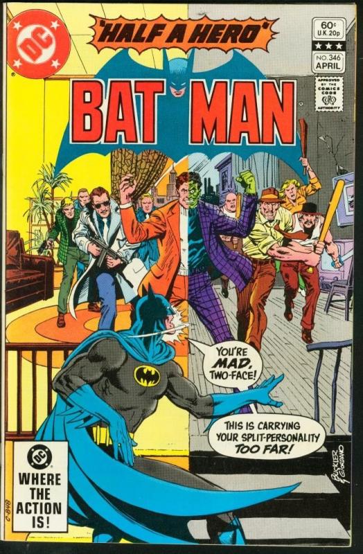 BATMAN #346-1982-DC VF