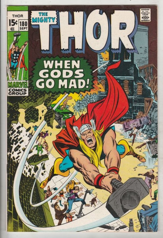 Thor, the Mighty #180 (Sep-70) NM- High-Grade Thor