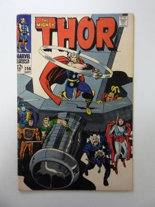 Thor #156 (1968) VG condition moisture damage