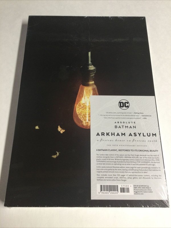 Absolute Batman Arkham Asylum 30th Anniversary Edition Nm Near Mint Sealed DC