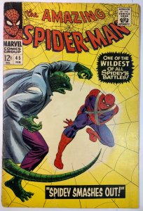 The Amazing Spider-Man #45 (1.0, 1967) 3rd app of the Lizard