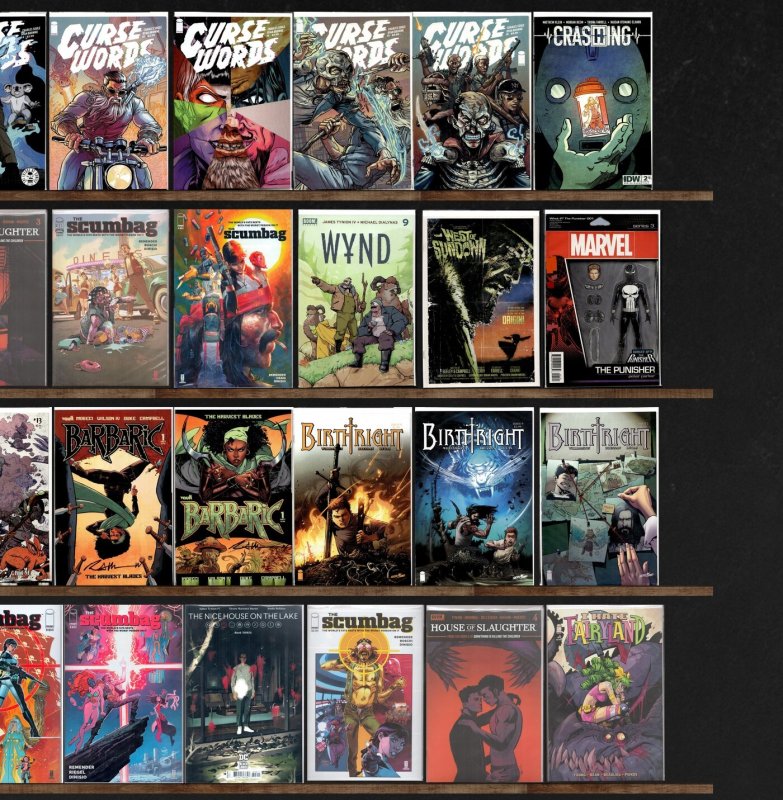 Huge Lot 140+ Comics with Birthright, Curse Words, The Scumbag & More!