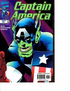 Lot Of 2 Captain America Marvel Comic Book #5 6  AH4