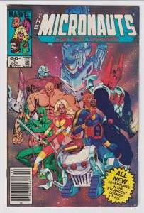 Marvel Comics! The Micronauts: The New Voyagers! Issue #1!