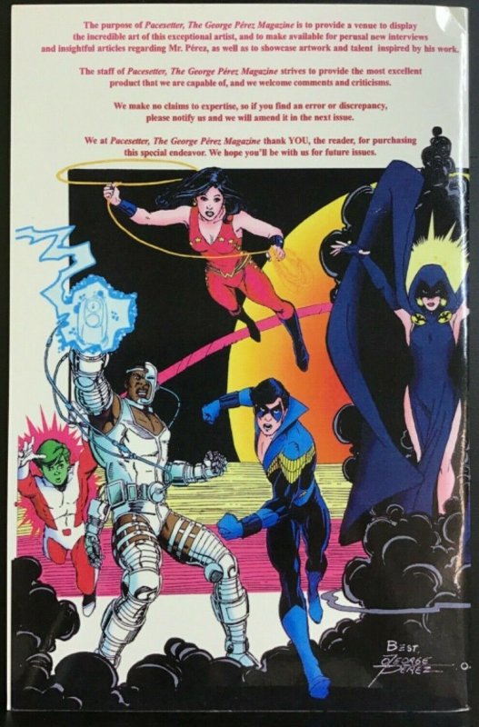 Pacesetter: The George Perez Magazine #4 - Tony Lorenz Prod - Summer 2004