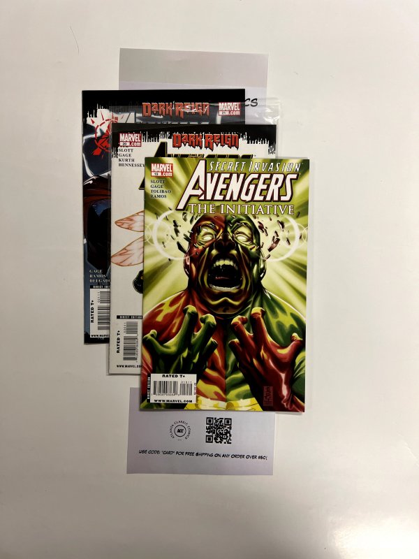 3 Avengers Marvel Comic Books # 19 20 21 Ironman Hulk Defenders Thor 107 JS19