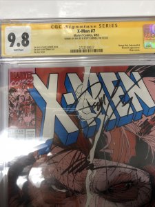 X-Men (1992) # 7 (CGC SS WP 9.8) Signed By Jim Lee & Scott Lodbell