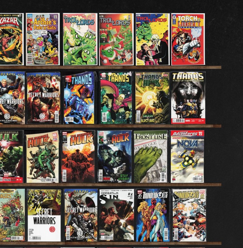 Huge Lot 150+ Comics with Thunderbolts, Inhuman, Secret Warriors & More!