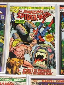 Amazing Spider-man 102 103 104 105 106 107 108 109 110 5.5-7.5 Fn- / Vf- Av Fine