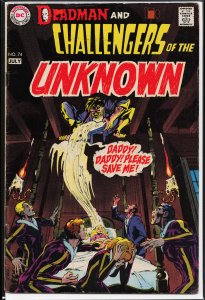 Challengers of the Unknown #74 (1970) Challengers of the Unknown