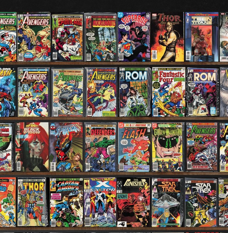 Huge Lot 150+ Comics with The Avengers, Micronauts, Rom & More!