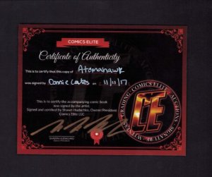 Atomahawk  #0 - Red Foil Edition - 2017 NYCC exclusive Signed TPB (9/9.2) 2017