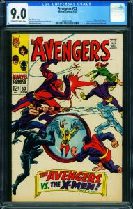 Avengers #53 CGC 9.0 X-Men crossover-Magneto 2006597001