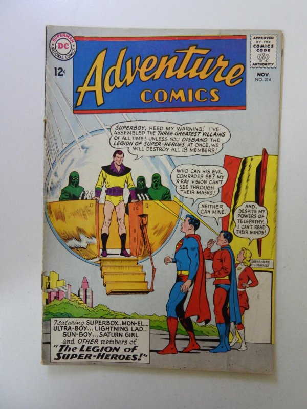 Adventure Comics #314 (1963) VG+ condition