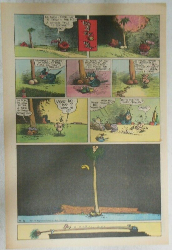 Krazy Kat Sunday by George Herriman from 4/11/1943 Tabloid Size Page