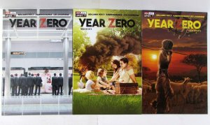 Year Zero Volume 1 Lot 3 #2, 3, 4 Artists Writers & Artisans Inc AWA 2020 Comics