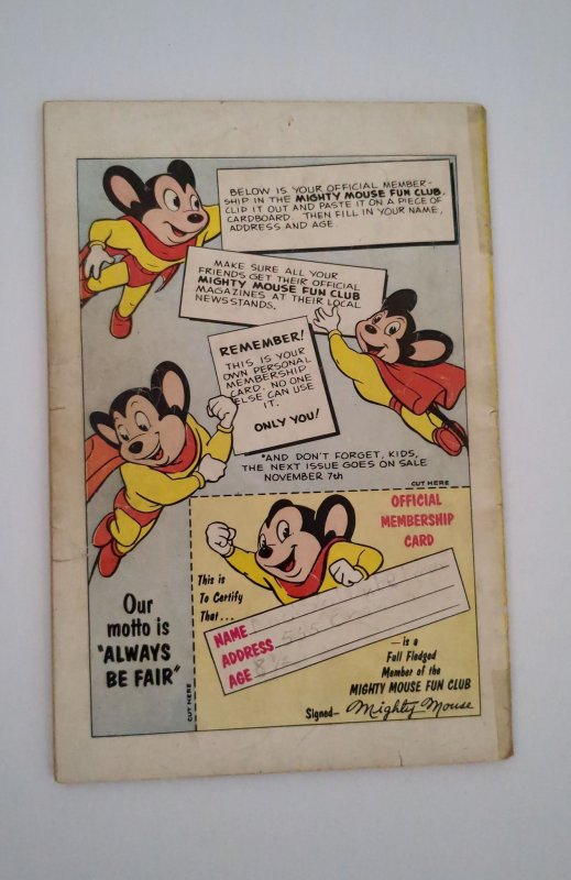 Mighty Mouse Fun Club Magazine #1 (1957) Good 2.0