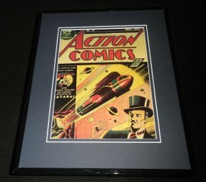 Action Comics #12 Framed 11x14 Repro Cover Display Superman Zatara