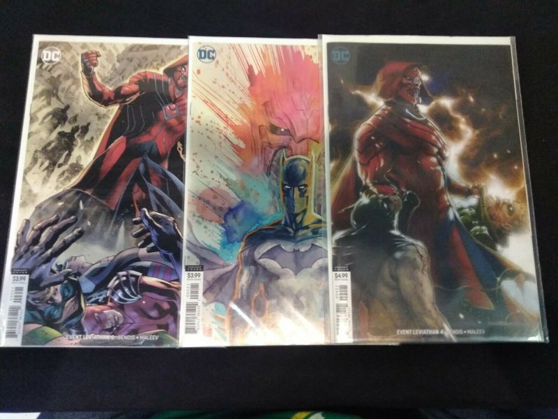 Event Leviathan #1-6 FULL SET of VARIANTS DC 2019 1 2 3 4 5 6 Superman Batman