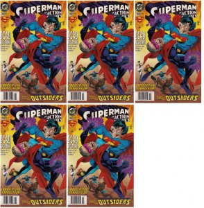 Action Comics #704 Newsstand Cover DC Comics - 5 Comics