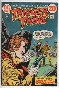 TRIGGER TWINS #1, FN+, Gunfights, Andru,  DC 1973 more Western in store