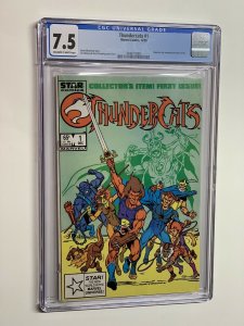 Thundercats 1 cgc 7.5 ow/w pages marvel 1985 