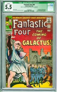 Fantastic Four #48 (1966) CGC Qualified 5.5! Incomplete see description