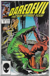 Daredevil   vol. 1   #247 FN Nocenti/Giffen, Vess cover, Black Widow