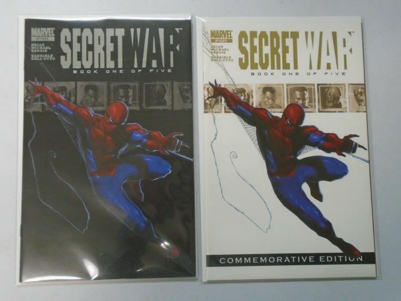 Secret War #1A + 1B variant covers 8.0/VF (2004)