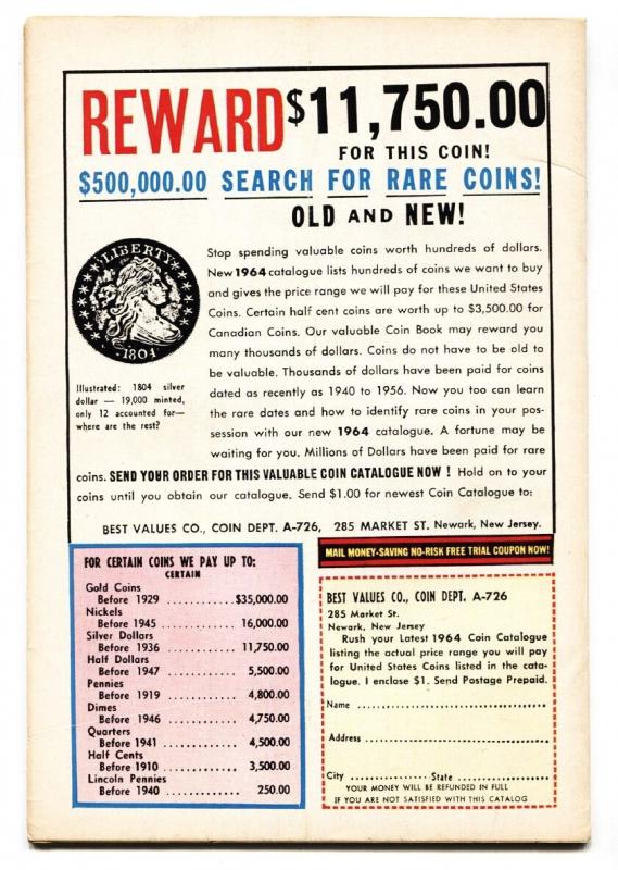 Superman #167 1964-DC Comics-Brainiac origin-Lex Luther-fn+