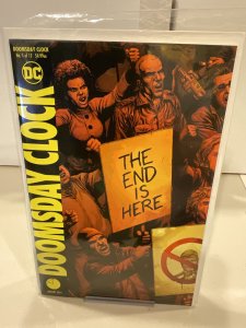 Doomsday Clock #1  Mob Scene The End Is Here Cover!  9.0 (our highest grade)