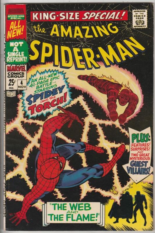 Amazing Spider-Man, King-Size Annual #4 (Nov-67) VF/NM High-Grade Spider-Man