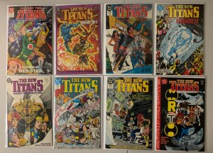 The New Teen Titans comic lot from: #0-60 + 3 ANN 43 diff (1984-89)