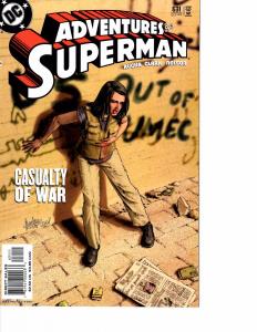 Lot Of 2 Adventures of Superman DC Comic Books #631 646 AK5