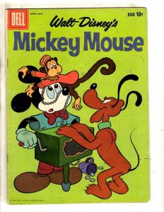 Mickey Mouse # 71 VG Dell Silver Age Comic Book Pluto Donald Duck Scrooge JL19