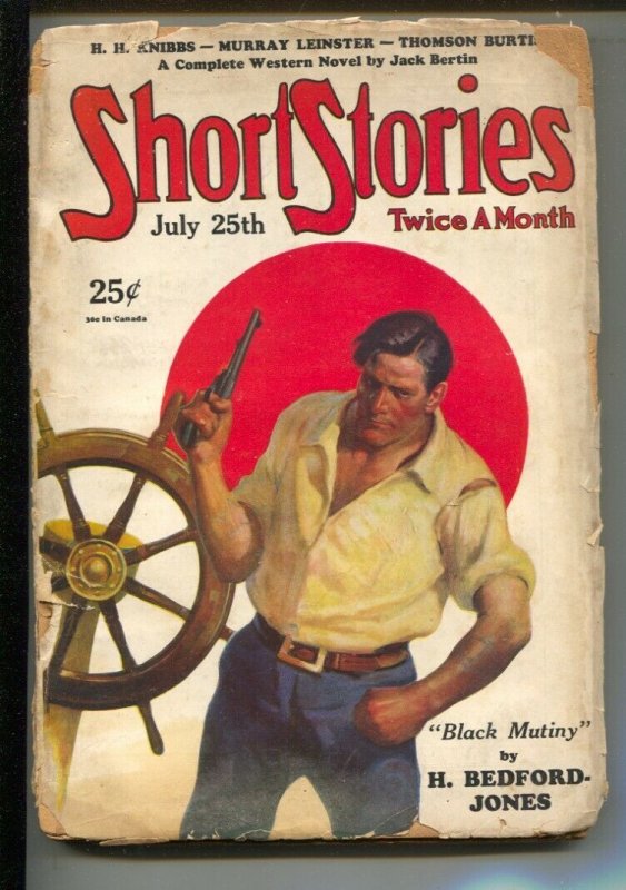 Short Stories 7/25/1930-Black Mutiny-H Bedford-Jones-Murray Leinster-Frank ...