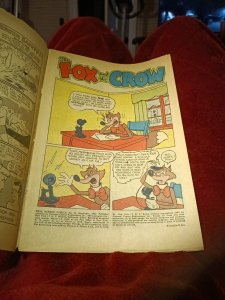 Real Screen Comics Featuring Fox And The Crow 54 DC 1952 Golden Age Funny animal