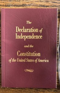 The declaration of independence/constitution-USA,52p