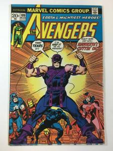 AVENGERS 109 VF March 1973 Hawkeye COMICS BOOK