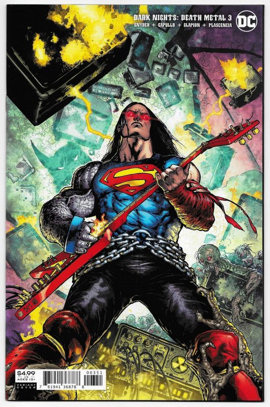 Dark Nights Death Metal #3 Mahnke 1:25 Superman Variant (DC, 2020) NM
