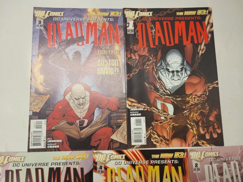 4 Deadman DC Comic Books #1 3 4 5 New 52 89 TJ26
