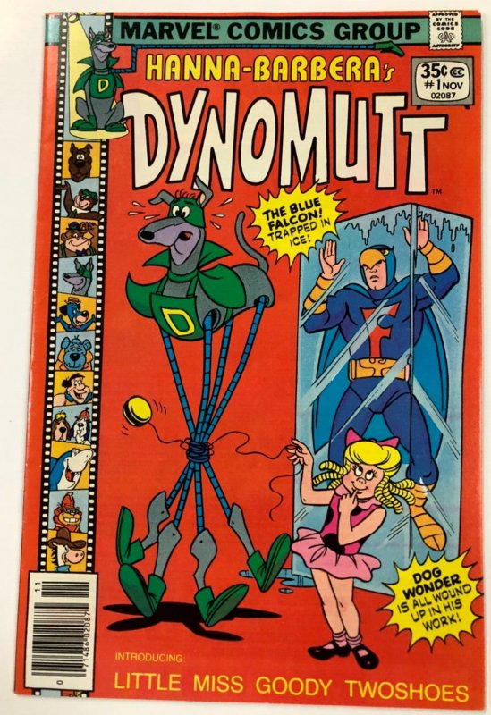 DYNOMUTT 1 (November 1977) VF Evanier, Spiegle, Blue Falcon HANNA BARBERA MARVEL 