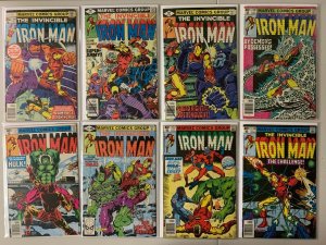 Iron Man bronze age comics lot #108-153 avg 5.0 (1978-81)