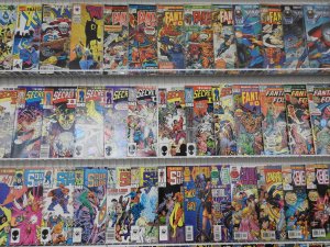 Huge Lot 150+ Comics W/ Fantastic Four, Squadron Supreme, X-Men+ Avg Fine+ Cond!