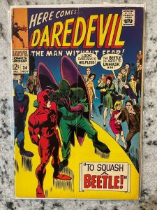 Daredevil # 34 VF Marvel Comic Book Stilt-Man Foggy Karen Spider-Man Thor RD1