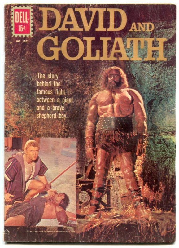 David and Goliath- Four Color Comics #1205 1961- Dell comics G