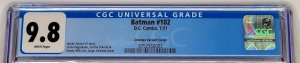 Batman #102 DC 2021 CGC 9.8 1:25 Jimenez Ghost-Maker Design Incentive Top Grade