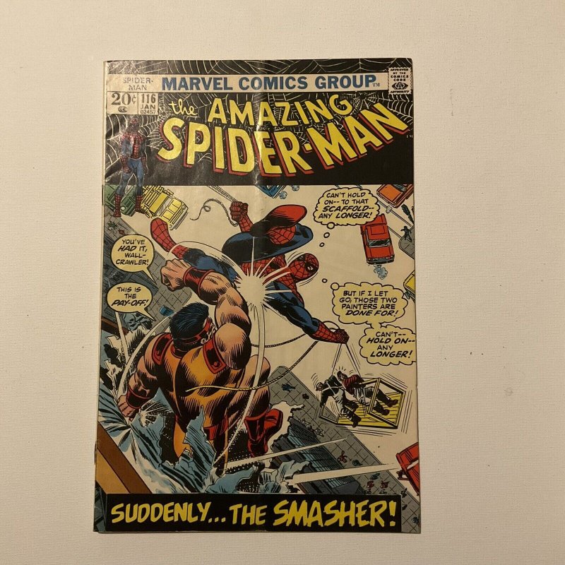 Amazing Spider-Man 116 Fine Fn 6.0 Marvel 1973