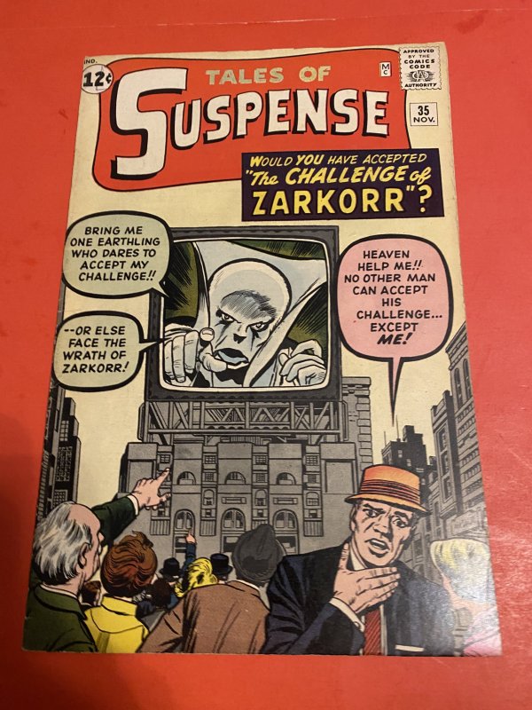 Tales of Suspense #35 (1962) 1st watcher prototype mid grade